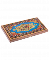 Нарды средние "Бухарские" с деревянными шашками, сувенирные