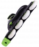 Ролики раздвижные Joker Green, пластиковая рама