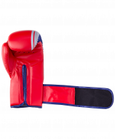 Перчатки боксерские Knockout BGK-2266, 10oz, к/з, красный