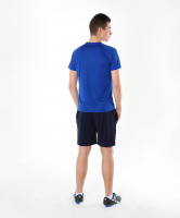 Футболка тренировочная JTT-1041-079, полиэстер, синий/белый