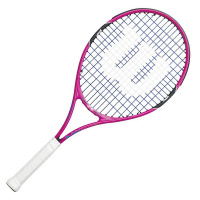 Ракетка для большого тенниса  Wilson Burn Pink25 GR00, арт.WRT218200, для 9-10 лет, алюминий,со струнами,роз-бел-черн Ракетка для большого тенниса  Wilson Burn Pink25 GR00, арт.WRT218200, для 9-10 лет, алюминий,со струнами,роз-бел-черн