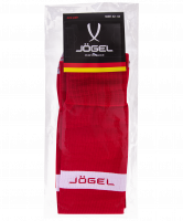 Гетры футбольные JA-003, красный/белый