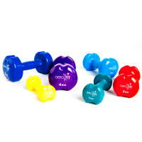 Гантель в виниловой оболочке AeroFit DB-VD-2K, 2 кг, красный