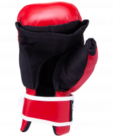 Перчатки для рукопашного боя PG-2047, к/з, красный