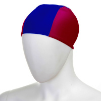 Шапочка для плавания  "FASHY Fabric Cap", арт.3242-00-57, полиамид/эластан, 3 панели, красно-синий Шапочка для плавания  "FASHY Fabric Cap", арт.3242-00-57, полиамид/эластан, 3 панели, красно-синий
