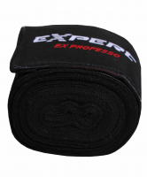 Бинт боксерский HWS-045, черный, эластик, 4,5 м