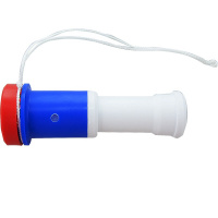 Дудка болельщика большая "Россия", арт.FAN-02, бело-сине-красный