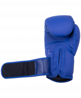 Перчатки боксерские BGS-V012 , синий, 12 oz