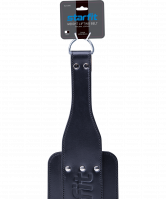 Пояс для отягощений SU-341, натуральная кожа, черный