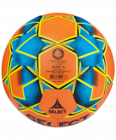 Мяч футбольный Cosmos Extra Everflex 10 812110, №5, оранжевый/голубой/желтый/черный