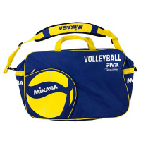 Сумка на 6 волейбольных мячей  "MIKASA" арт. AC-BG260W-BL, нейлон, на молнии, сине-желтая