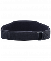 Пояс для фитнеса SU-310, универсальный, текстиль, черный