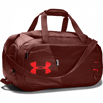 Сумка спорт. многофункц. "UNDER ARMOUR Undeniable Duffel" арт. 1342656-688, полиэстер, темнокрасный
