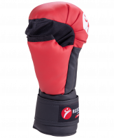 Перчатки для рукопашного боя, к/з, красные