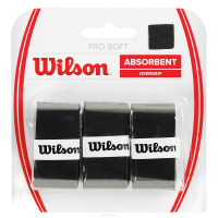 Овергрип Wilson Pro Soft Overgrip, арт. WRZ4040BK, 0,5 мм, размер 2,5см*120см,3 шт, черный Овергрип Wilson Pro Soft Overgrip, арт. WRZ4040BK, 0,5 мм, размер 2,5см*120см,3 шт, черный