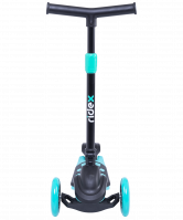 Самокат 3-колесный 3D Robin, 120/90 мм, бирюзовый