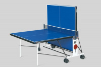 Стол теннисный Start line Compact 6042 с сеткой, синий