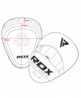 Лапы FPR-T1R REX CURVE T1 RED/BLACK