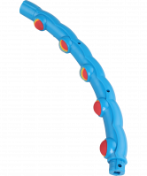 Обруч массажный разборный HH-108, синий/серый