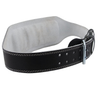 Пояс тяжелоатлетический"TORRES" арт.PRL619018XL, р.XL (130 см), шир. 15 см, нат.прес.кожа, черный