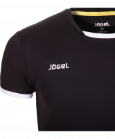 Футболка волейбольная JVT-1030-061, черный/белый, детская