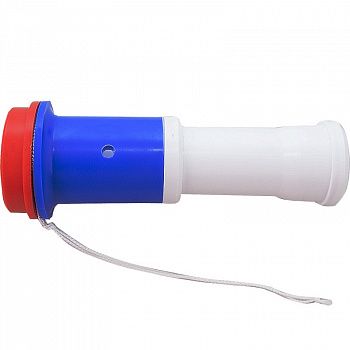 Дудка болельщика малая "Россия", арт. FAN-03, бело-сине-красный