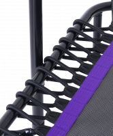 Батут TR-401 112 см с держателем, фиолетовый