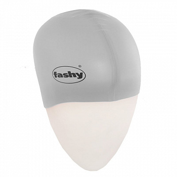 Шапочка для плавания  "FASHY Silicone Cap", арт.3040-12, силикон, серебристый Шапочка для плавания  "FASHY Silicone Cap", арт.3040-12, силикон, серебристый