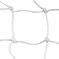 Сетка хоккейная любительская, арт.FS-H №2.0, a:1.85 b:1.25 c:0.7 d:1.3м, нить 2мм ПП, яч. 40 мм, бел