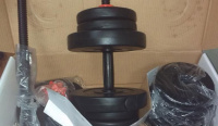 Сборная гантель Lite Weights 2327LW, 20 кг (10 кг х 2 шт)