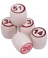 Лото, бочонок из древопласта