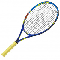 Ракетка для большого тенниса детская  HEAD Novak 21 Gr05, арт.233328, для 4-6 лет, алюм., со струнами, красн-черн-бел Ракетка для большого тенниса детская  HEAD Novak 21 Gr05, арт.233328, для 4-6 лет, алюм., со струнами, красн-черн-бел