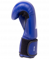 Перчатки боксерские SILVER BGS-2039, 10oz, к/з, синий