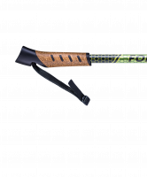 Палки для скандинавской ходьбы Forester, 67-135 см, 3-секционные, болотный/жёлтый