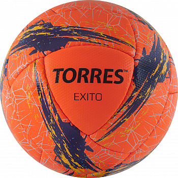 Мяч футбольный "TORRES Exito" арт.F32055, р.5, 16 панелей. PU, руч. сшивка, оранжевый