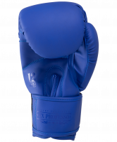 Перчатки боксерские BGS-V012 , синий, 12 oz