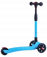 Самокат 3-колесный Stark 3D, 135/90 мм, синий