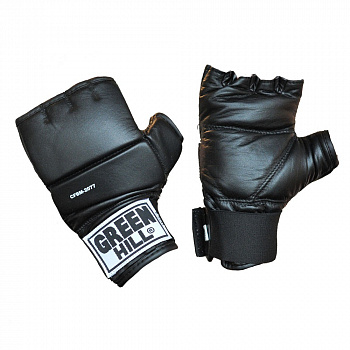 Шингарты "GREEN HILL" арт. CFBM-2077-M-BK, р.M, нат. кожа, черные