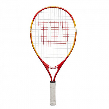 Ракетка для большого тенниса  Wilson US OPEN 21, арт. WRT20310U,для 5-6 лет,алюминий,со струнами, оранжево-красный Ракетка для большого тенниса  Wilson US OPEN 21, арт. WRT20310U,для 5-6 лет,алюминий,со струнами, оранжево-красный