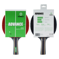 Ракетка для настольного тенниса  TORRES Advance, арт.TT0004, для любителей, накладка 1,8 мм, конич. ручка