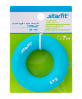 Эспандер кистевой ES-403 "Кольцо", диаметр 7 см, 5 кг, голубой