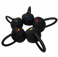 Гиря кожаная 4 кг, желтая