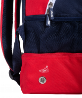 Рюкзак Double bottom JBP-1903-291, красный/темно-синий/белый, L