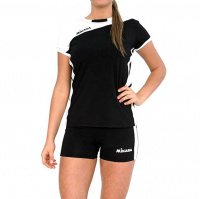 Форма волейб. жен. "MIKASA", арт. MT376-046-M, р. M, 100% полиэстер, бело-черный