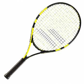 Ракетка для большого тенниса детская  BABOLAT Nadal 21 Gr000, арт.140182, для 5-7 лет, алюминий, со струнами,черно-желтый