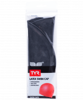 Шапочка плавательная Latex Swim Cap, латекс, LCL/001,  черный