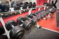 Набор фиксированных обрезиненных гантелей AeroFit RFD-52,5/60, 52.5-60 кг, 4 пары