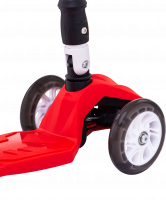 Самокат 3-колесный Smart 3D, 120/80 мм, красный