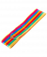 Лента для художественной гимнастики AGR-201 6м, с палочкой 56 см, радуга