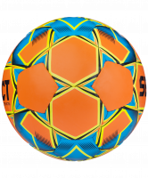 Мяч футбольный Cosmos Extra Everflex 10 812110, №5, оранжевый/голубой/желтый/черный